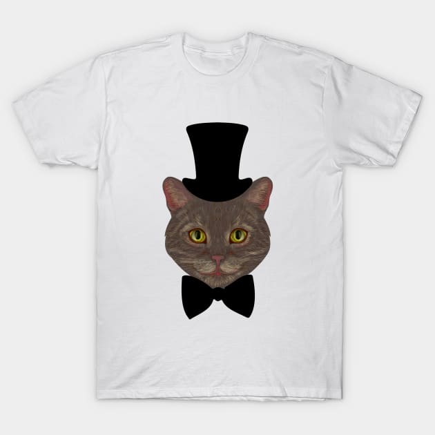 Еlegant Cat T-Shirt by lisenok